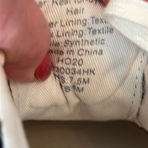 Madewell Sidewalk Calf Hair Low Top Sneakers W7.5 M6 - Picture 7 of 8